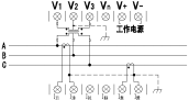 威勝DSSD332-1H主端子接線圖