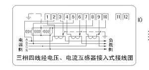 )DTSY341-MD4互感器接入式接線(xiàn)圖