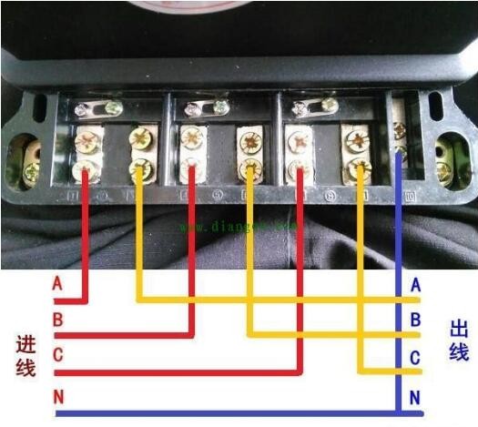 廣東雅達DTSD3366W電表直通式怎么接線？