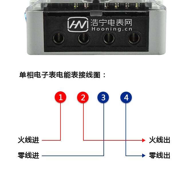 220v單相電表接線圖